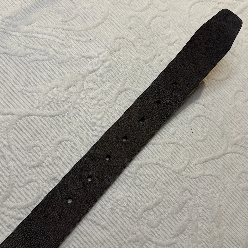 Columbia Men's Black/Brown Reversible Leather Belt. 34/36.